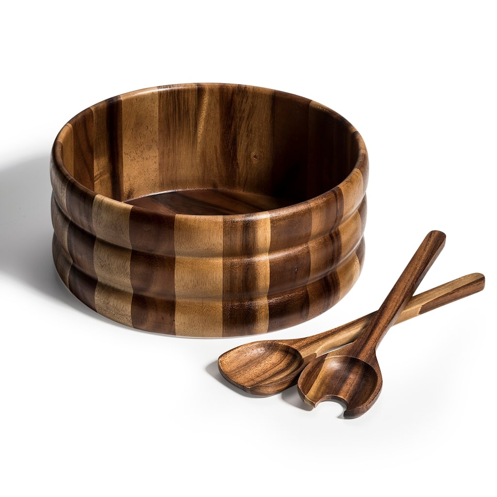 Extra Large Salad Bowl with Servers