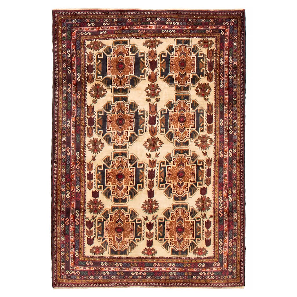Teimani Cream Rug 4'0" x 5'11" - 4'0 x 5'11
