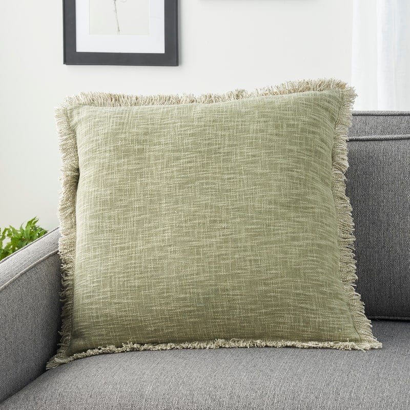 57 Grand by New Concept Washables Rustic Farmhouse Geometric Stonewash Throw Pillow , ( 22" x 22" )