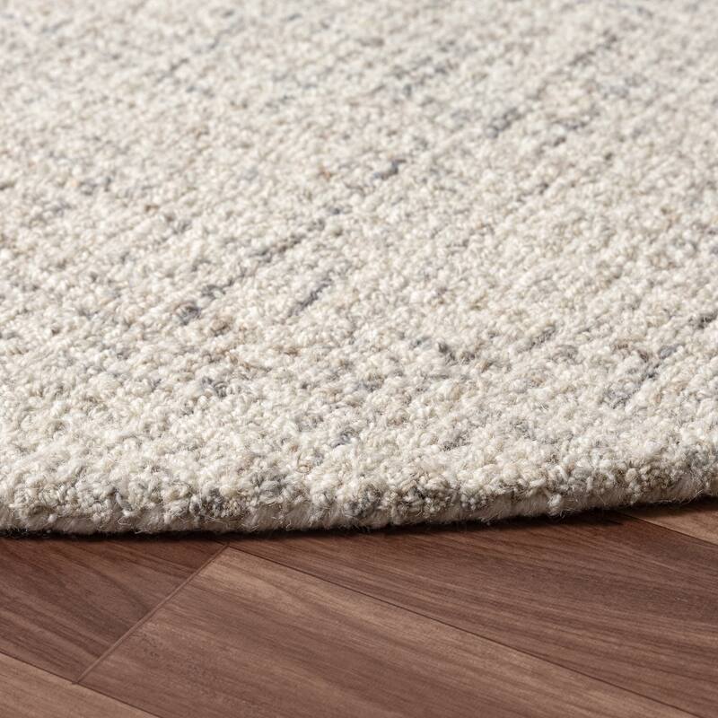 Noah Contemporary Geometric Wool Indoor Area Rug by Sevita