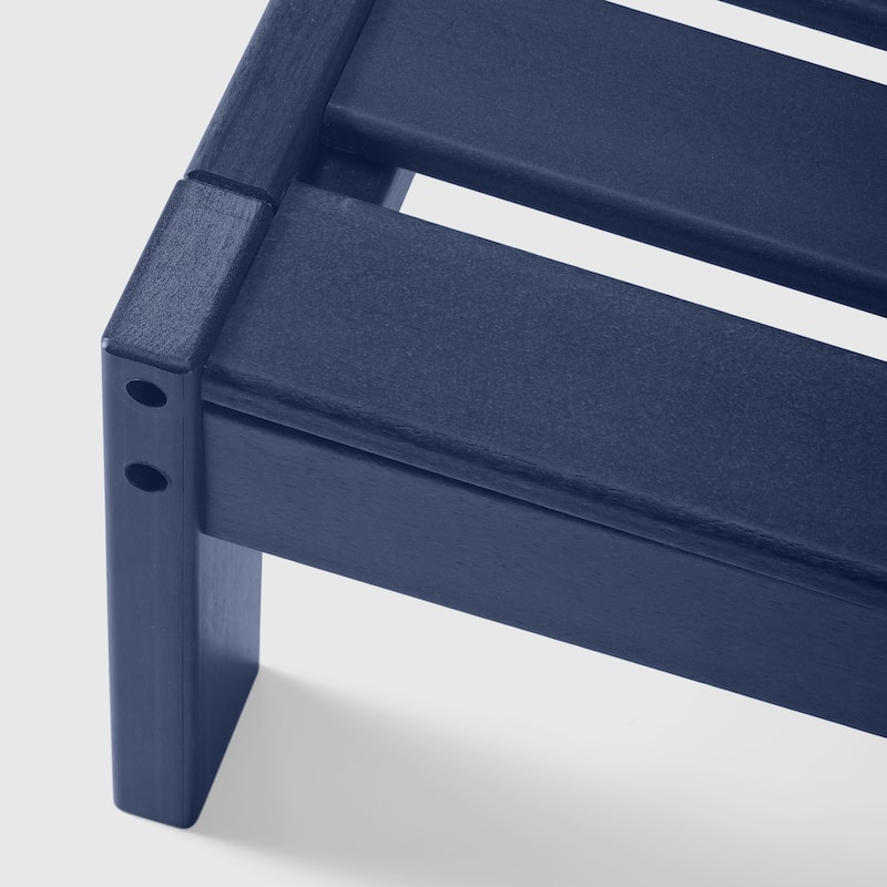 Polytrends Birchwood All Weather HDPE Outdoor Patio Deep Seating Left Arm Facing Chair