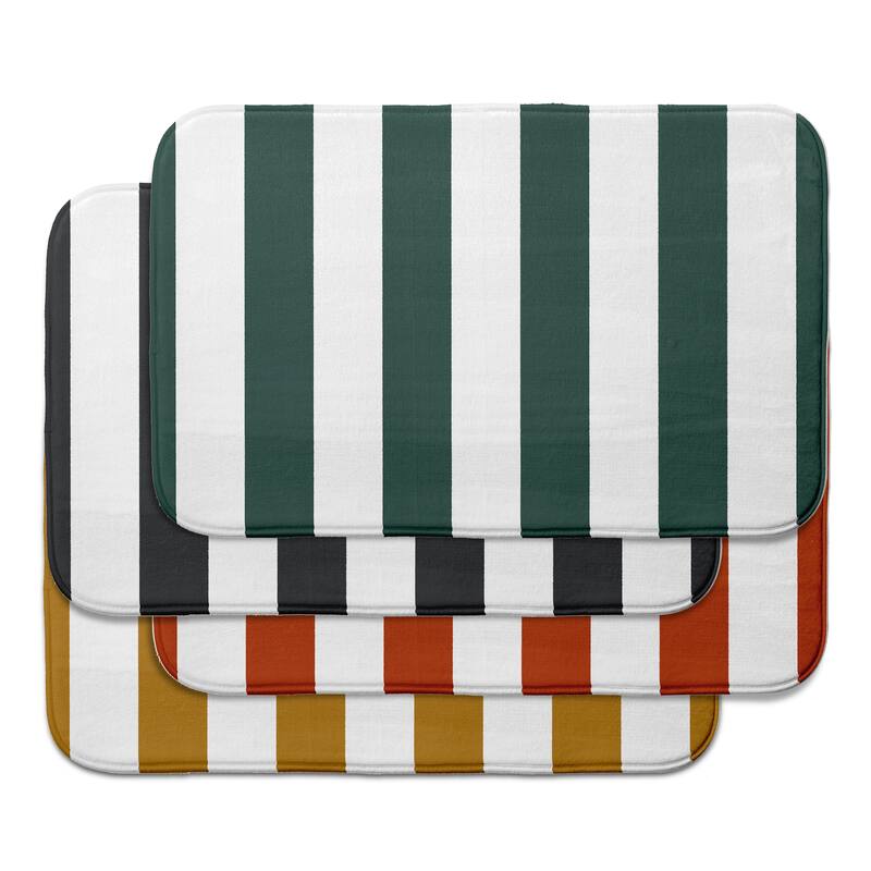 Rugby Stripe Bath Mat