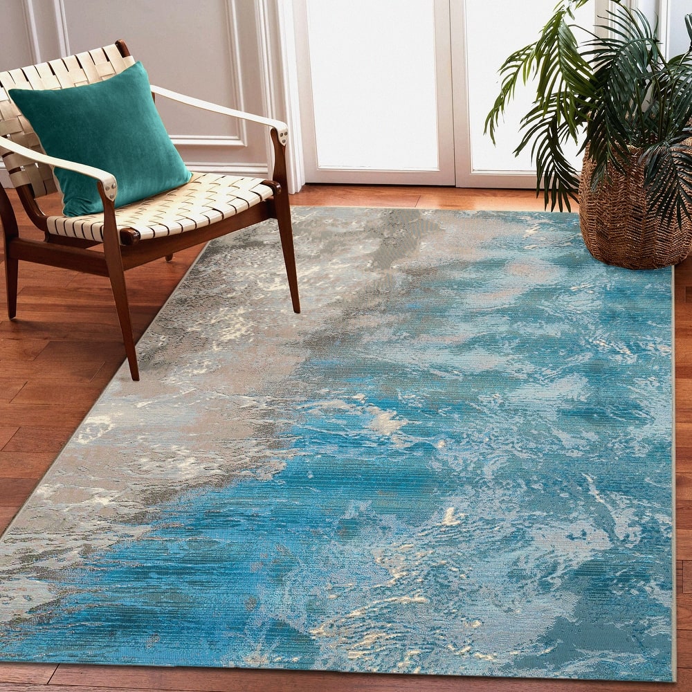 Liora Manne Marina Surf Indoor/Outdoor Rug