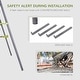 preview thumbnail 7 of 7, HOMCOM 3-in-1 Outdoor Swing Set with 2-Person Swing, Single-Kid Swing, and Climbing Ladder