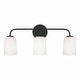 preview thumbnail 8 of 11, Lawson 3-light Bath/ Vanity Fixture w/ Soft White Glass