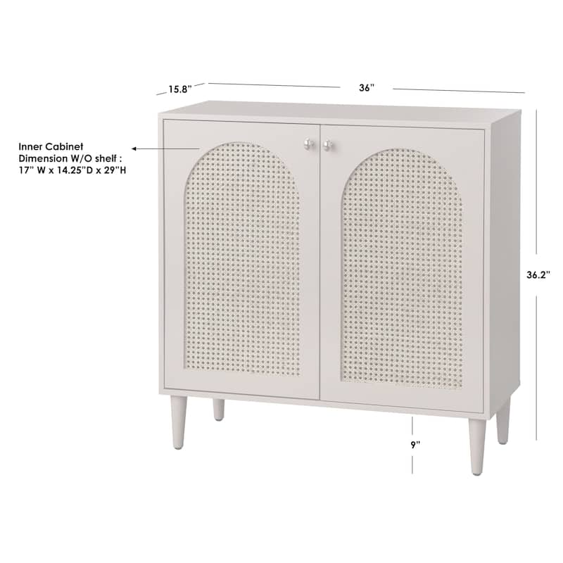 Lifestorey Montello 2-Door Buffet with Cane