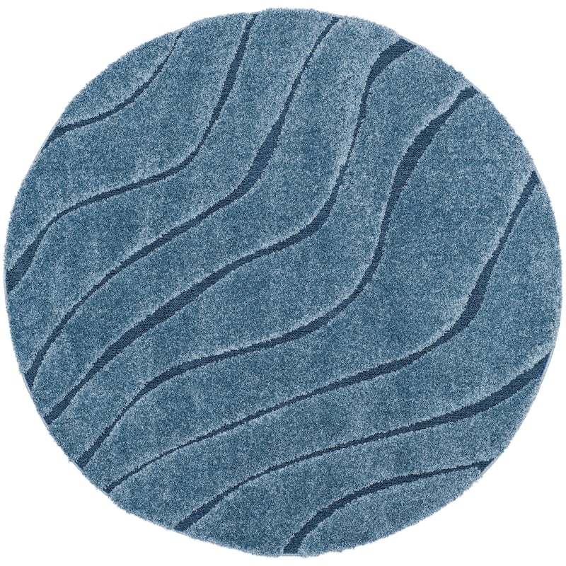 SAFAVIEH Florida Shag Hervor Soft Serene Waves 1.2-inch Thick Rug