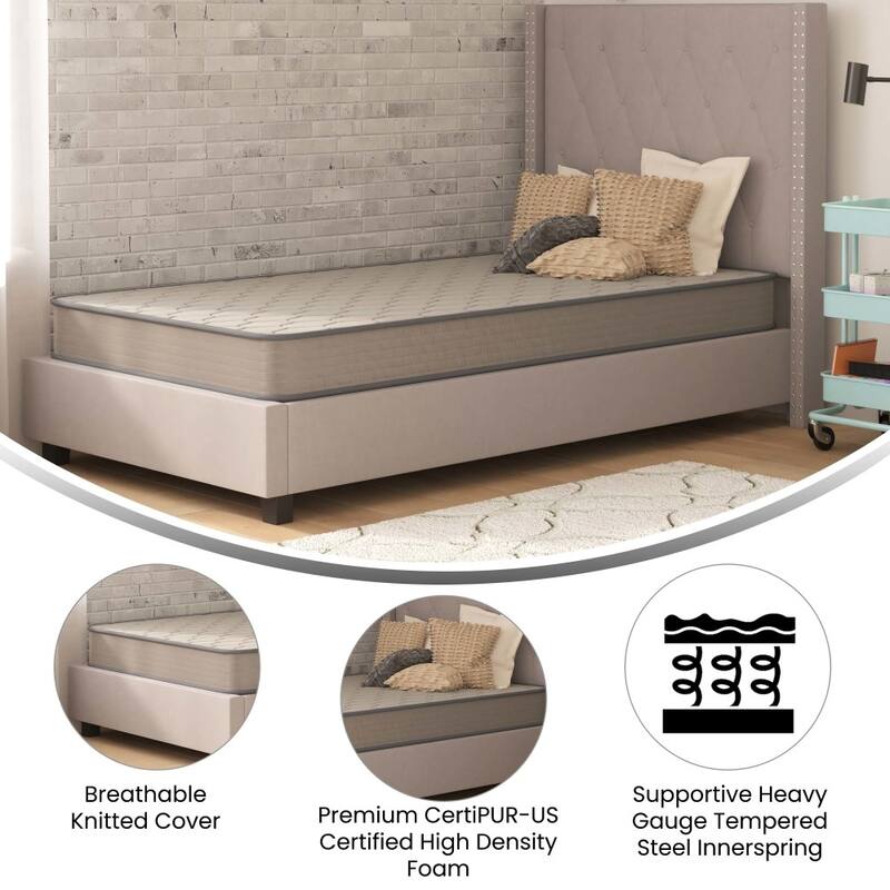 Medium Tight Top Innerspring Hybrid Mattress
