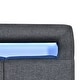 preview thumbnail 3 of 14, Twin Size Upholstered Platform Bed with LED Lighting and Storage Drawers, Modern Design with Lattice Headboard