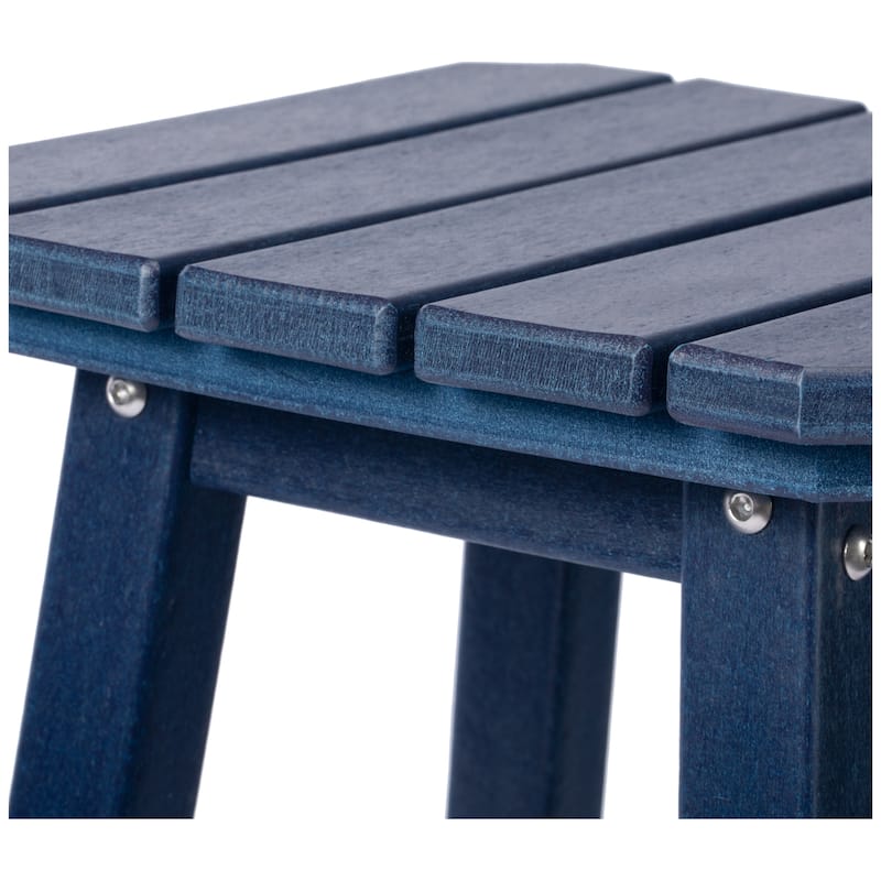 Polytrends Laguna Hdpe All Weather Outdoor Patio 29" Square Bar Stool (Set Of 2)
