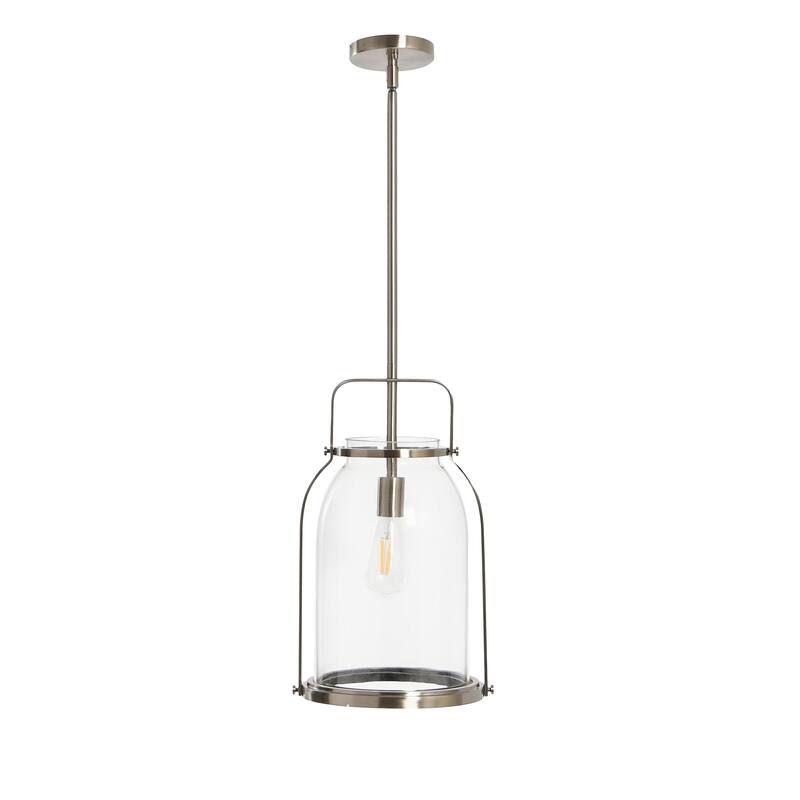 Robert Stevenson Lighting Channing - Metal and Glass Ceiling Light