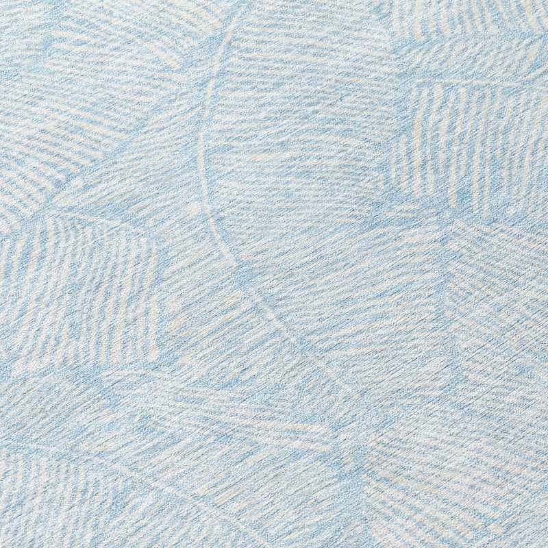 Machine Washable Indoor/ Outdoor Chantille Tropical Palm Rug