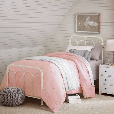Hillsdale Furniture Jocelyn Metal Bed, Soft White