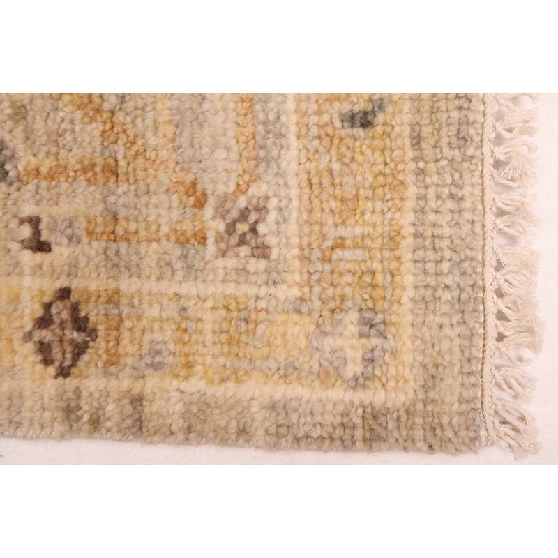 ECARPETGALLERY Hand-knotted Jules Serapi Light Grey Wool Rug - 7'11 x 9'11