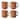 Bloomhouse Corcisa Clay 4 Piece 18oz Mug Set