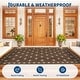 preview thumbnail 31 of 43, Garvee Cross Pattern Waterproof Reversible Outdoor Patio Rug