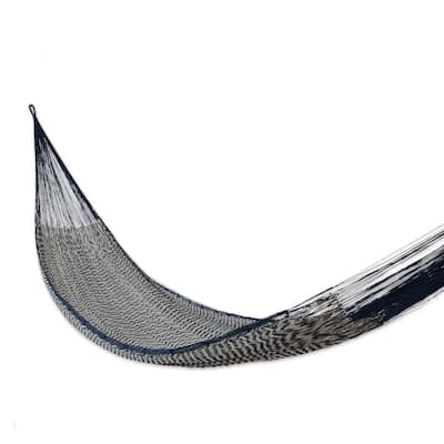 NOVICA Ocean Waves Large Deluxe Hammock