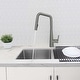 preview thumbnail 12 of 39, STYLISH Kitchen Sink Faucet Single Handle Pull Down Dual Mode Lead Free - Faucet Height: 17" | Spout Height: 9 1/2"