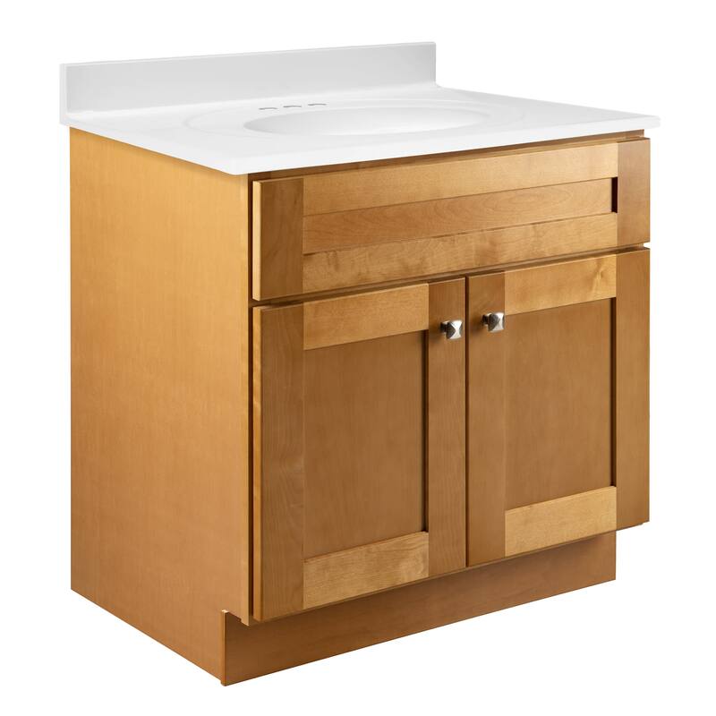 Design House Brookings 22" Single Free Standing Wood Vanity Cabinet