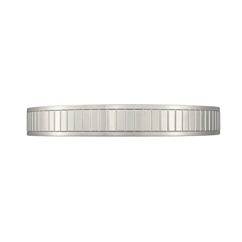 Madison by Z-Lite 1 Light Flush Mount in Brushed Nickel with Frosted Acrylic Shade. - Brushed Nickel