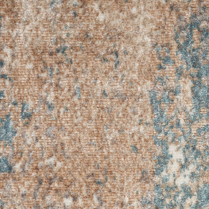 Nourison Glam Indoor Grey Abstract Area Rug