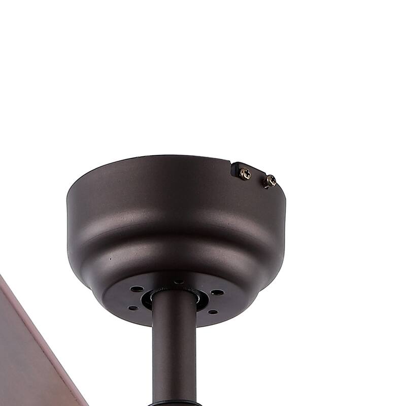 Kate 3-Light Transitional Glam Drum Shade LED Ceiling Fan With Remote, by JONATHAN Y - 52"