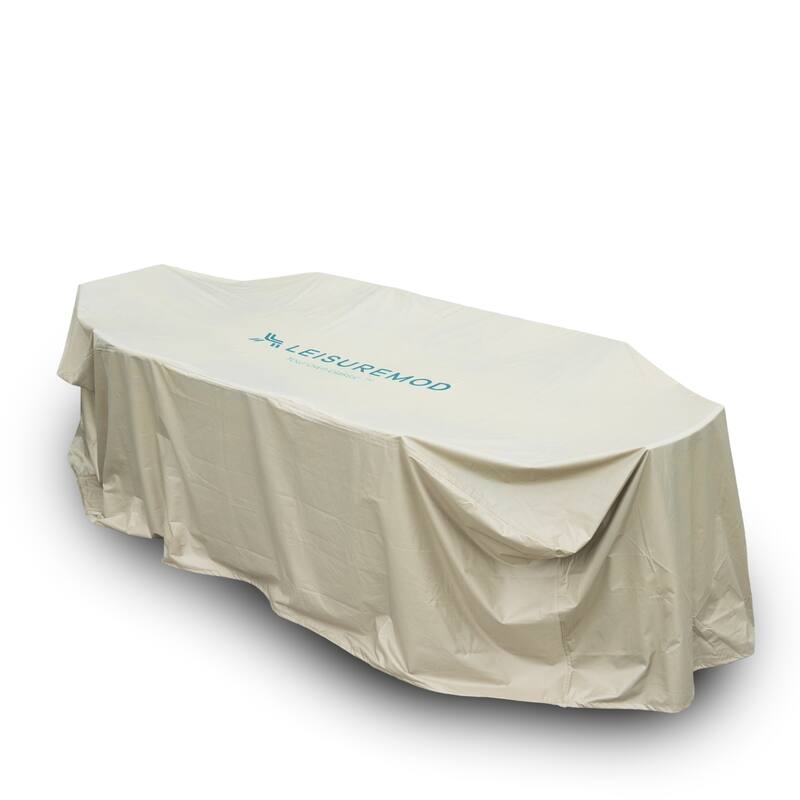 LeisureMod Chelsea Outdoor Rain Cover for 63" & 87" Patio Dining Set - Durable Furniture Cover - 87"