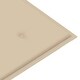 preview thumbnail 9 of 9, vidaXL 2-Seater Patio Bench with Cushion 47.2" Solid Eucalyptus Wood - 47.2" x 23.6" x 35"