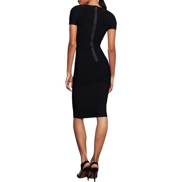 bcbg black bodycon dress