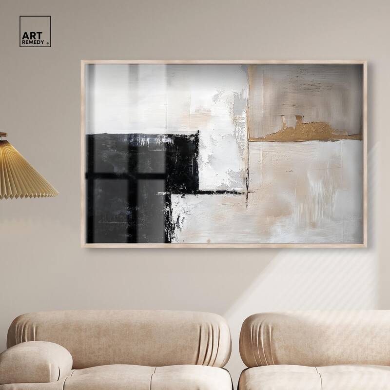 Black Dust and White Ash II Shadowbox by Art Remedy