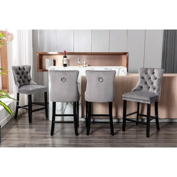 Comfortable Backrest Bar Stool with Stylish Design for Relaxing and ...