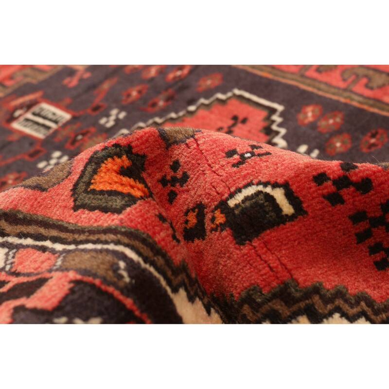 ECARPETGALLERY Hand-knotted Andelz Red Wool Rug - 3'1 x 4'6