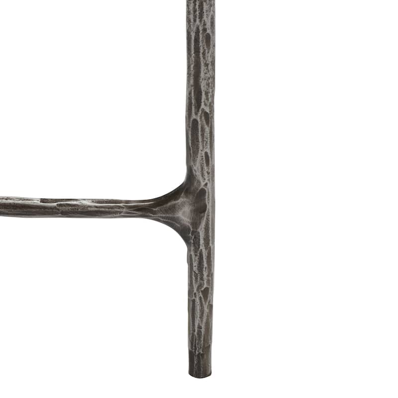 SAFAVIEH Couture Kathleen Oval Metal Coffee Table - 40 In W x 30 In D x 15 In H - 40"W x 30"D x 15"H