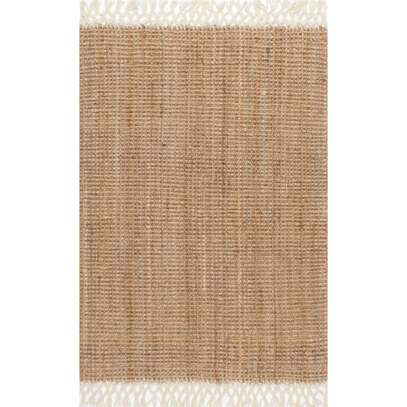 Nuloom Raleigh Farmhouse Jute Tasseled Area Rug