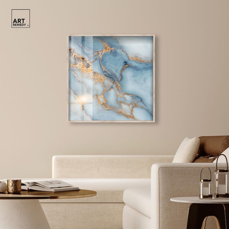 Azure Veins Shadowbox by Art Remedy