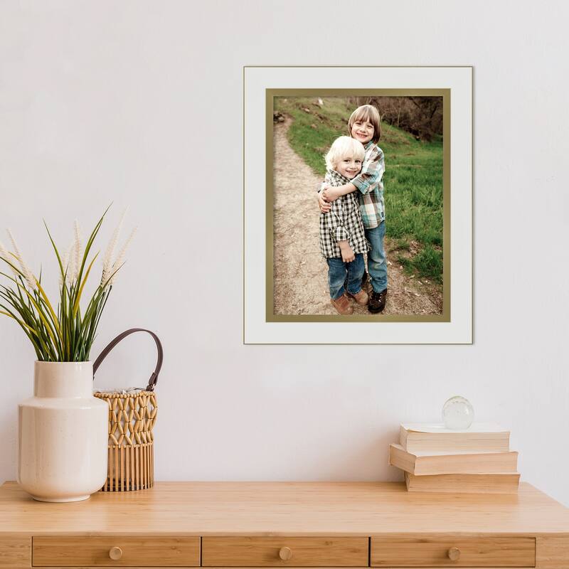 Eva Black Silver Narrow Framed Picture Frame, Photo Frame