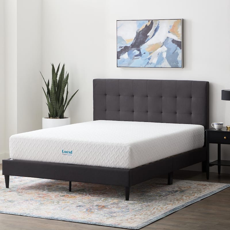 Lucid Firm 10-inch Gel Memory Foam Mattress