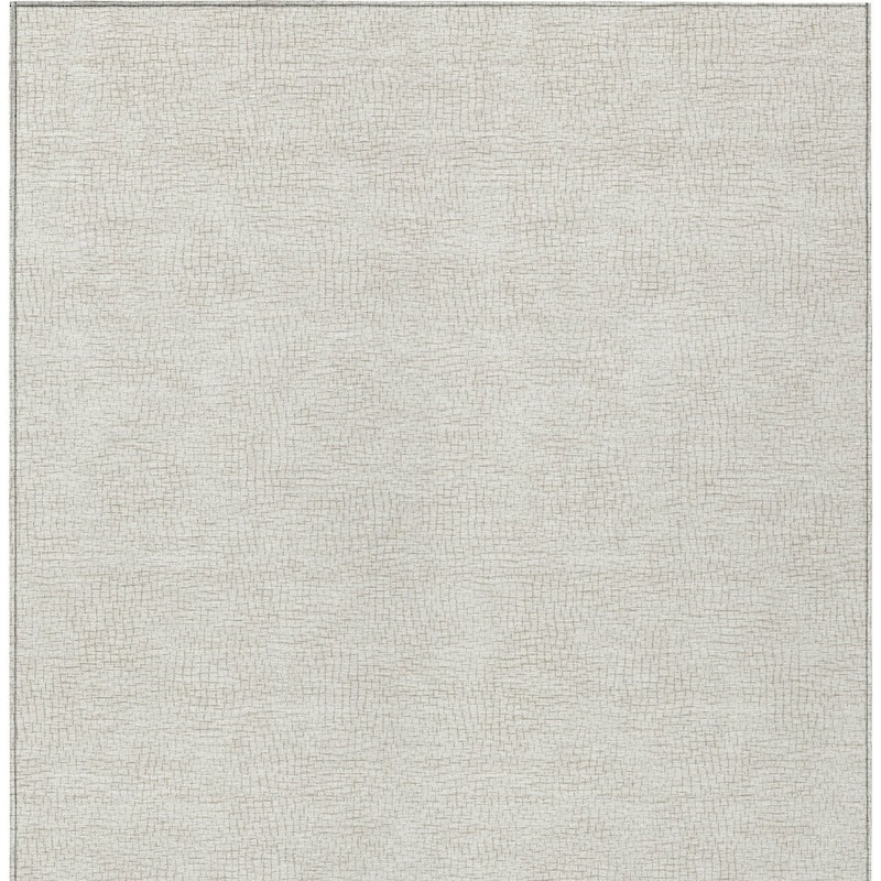 HomeRoots Geometric Transitional Rectangle Outdoor Rug