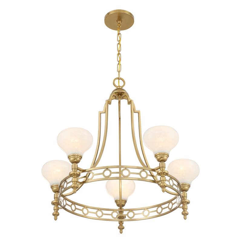 Savoy House 1-1606-5 Allston 5 Light 30" Wide LED Chandelier