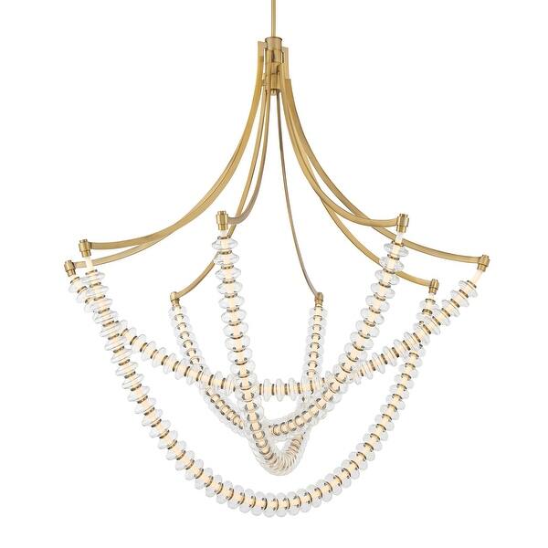slide 2 of 6, Minka Lavery 5648-L Pearl 50" Wide Abstract Chandelier