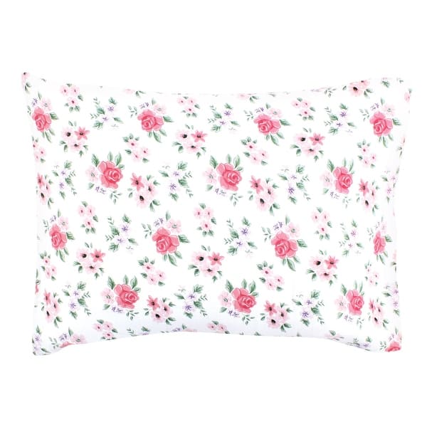slide 1 of 1, Hudson Baby Infant Girl Cotton Toddler Pillow Case, Vintage Floral, One Size - Vintage Floral Vintage Floral - One Size