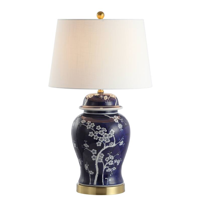 Ellie 29.5" Ginger Jar Ceramic/Metal LED Table Lamp, by JONATHAN Y