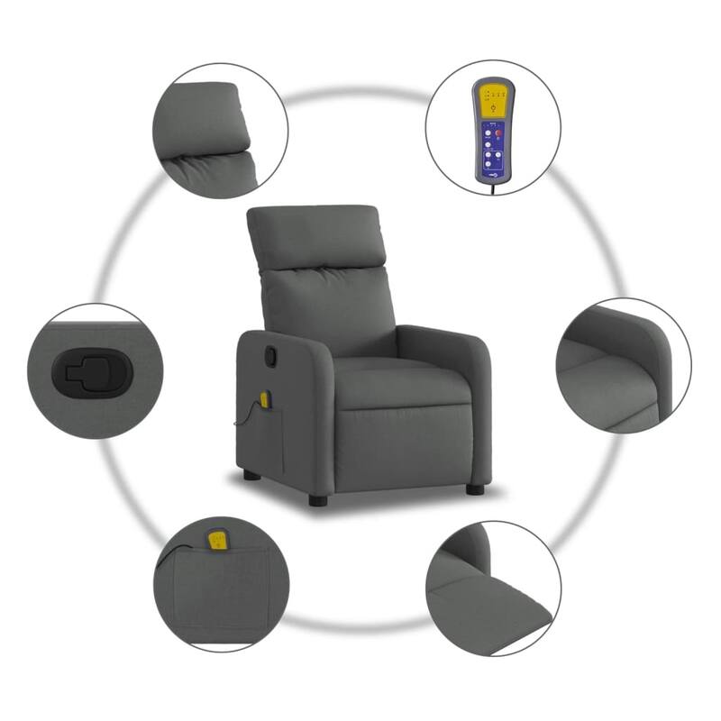 vidaXL Massage Recliner Chair