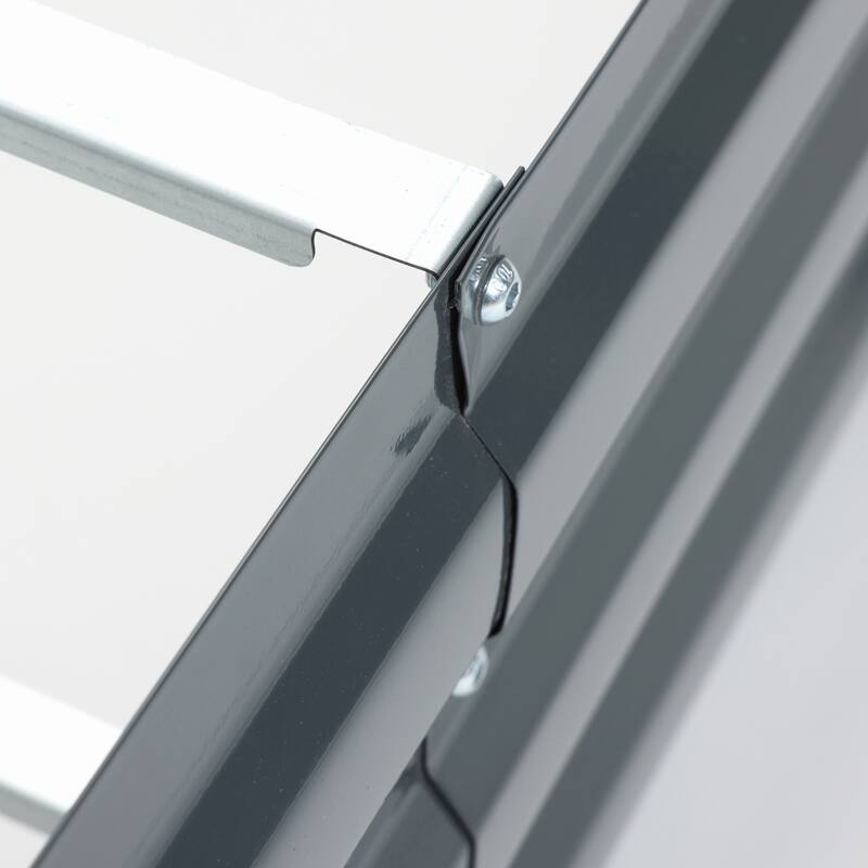 Galvanized Steel Rectangular 6-Ft x 3-Ft Raised Garden Bed Planter - 6' x 3'