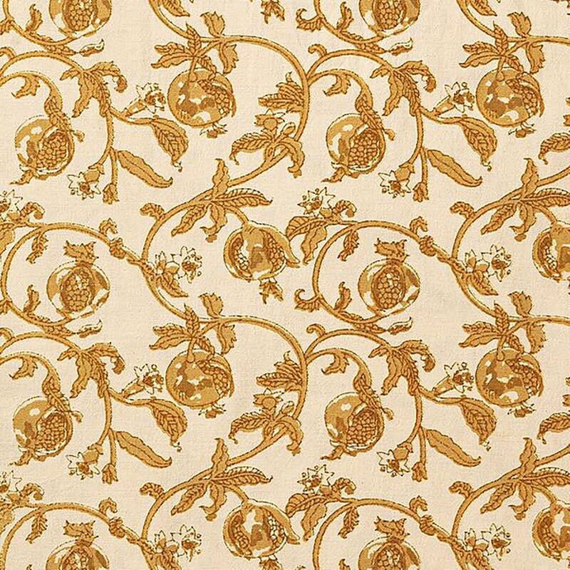 Couleur Nature Granada Mustard Runner, 16x72-Inches - 16x72