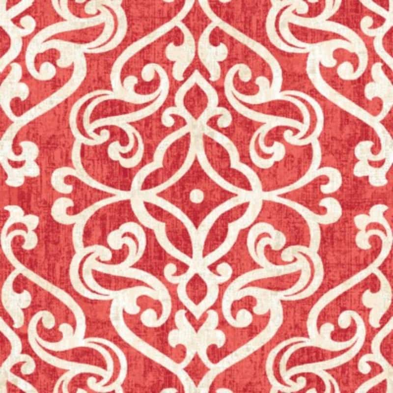 Casual Cushion Medallion 1 Piece Indoor/Outdoor Square Throw Pillow, 18"W x 18"L