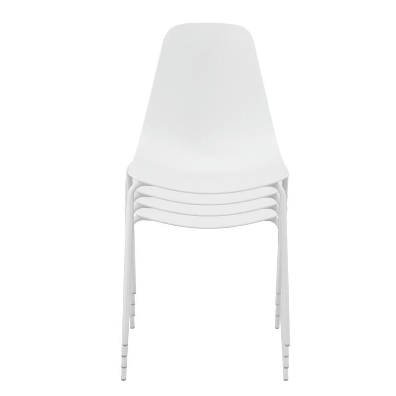 Poly & Bark Isla Stackable Dining Chair (Set of 4)