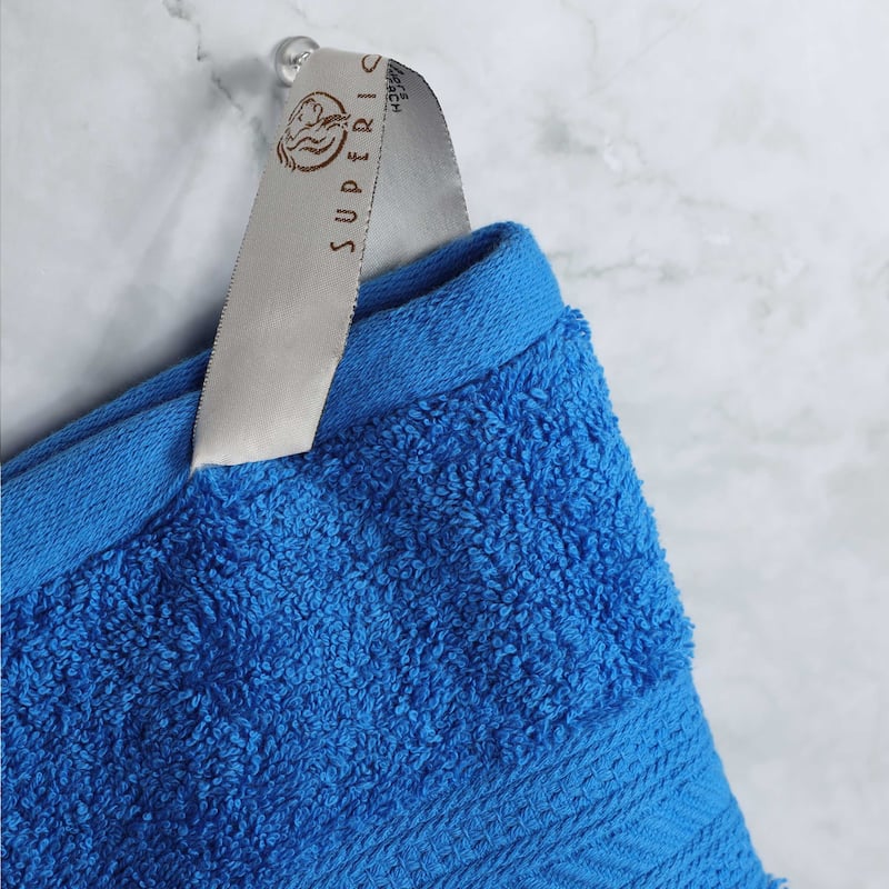Superior Cotton Solid Highly-Absorbent Bath Towel - (Set of 4)