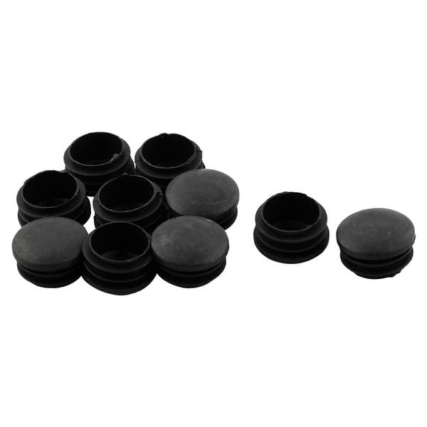 Home Furniture Hole End Cap Cover Pipe Tube Inserts Tidying Tool Black
