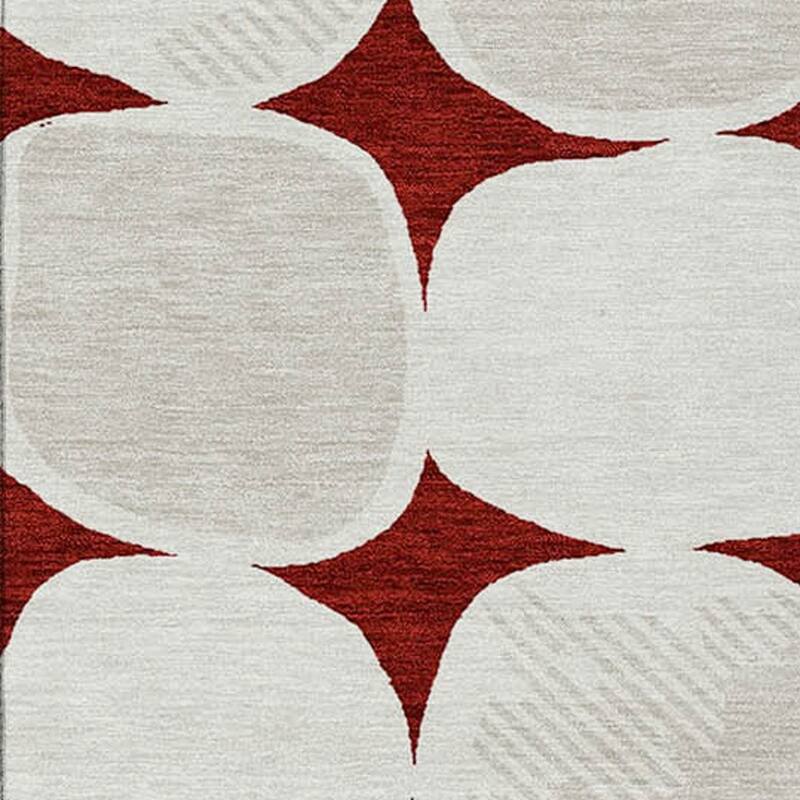 HomeRoots Abstract Transitional Rectangle Outdoor Rug